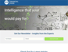 Tablet Screenshot of financialpoise.com